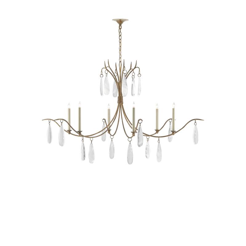 Currey & Company Marshallia Chandelier - 36"h x 59"dia