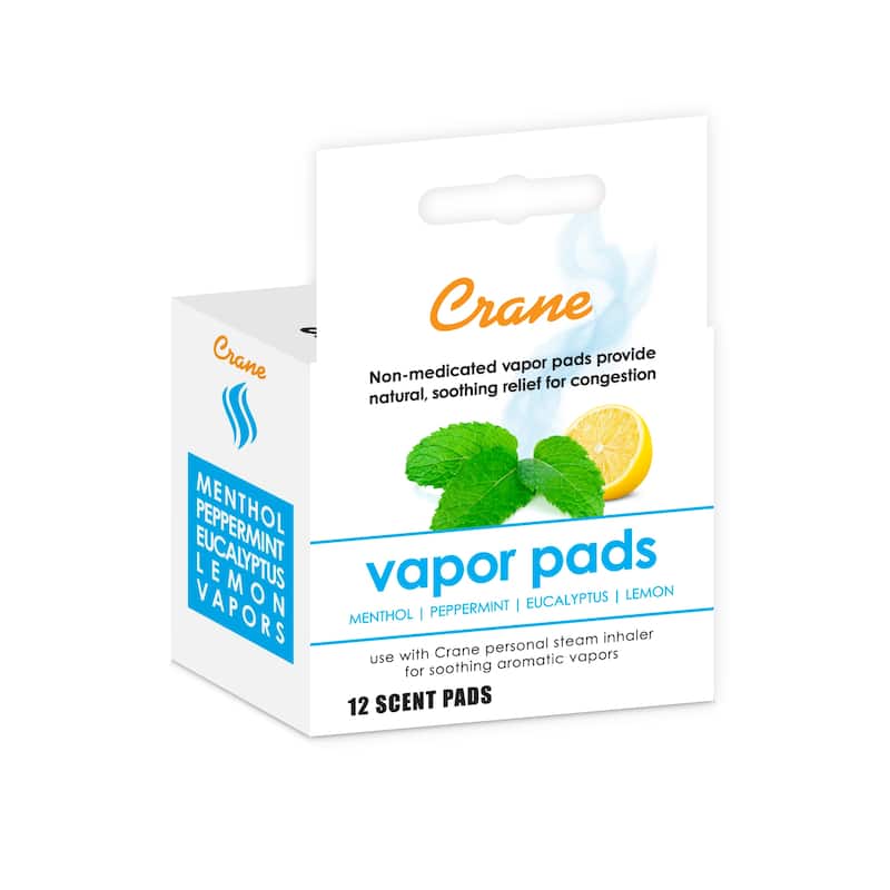 Crane Vapor Pads for Cordless Inhaler (EE-5948) - Menthol Eucalyptus - EE-5948 Inhaler