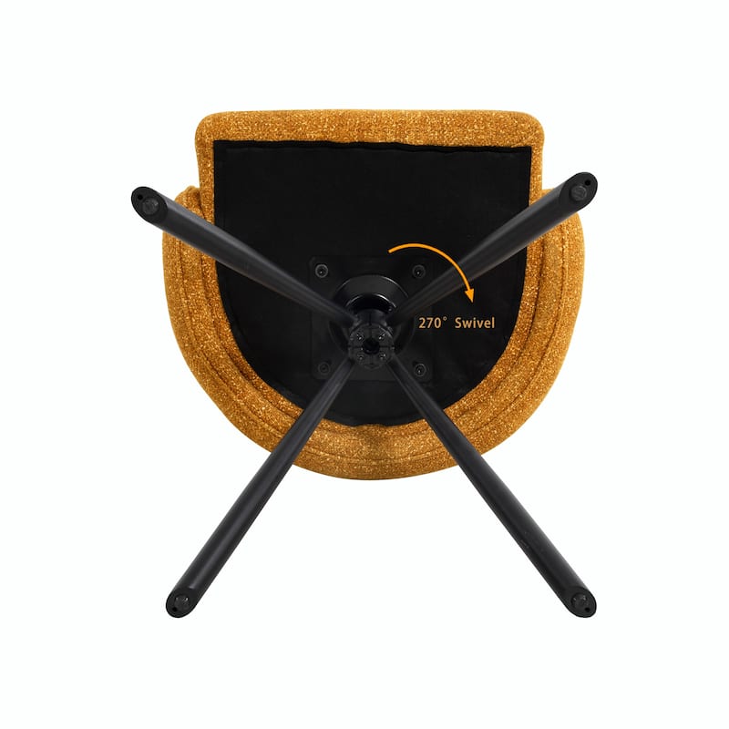 270° Swivel Home Office Desk Chairs Set of 2, Modern Dining Chairs