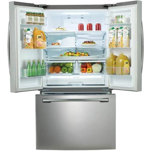 Shop Samsung Rf261beae 26 Cu Ft French Door Refrigerator With