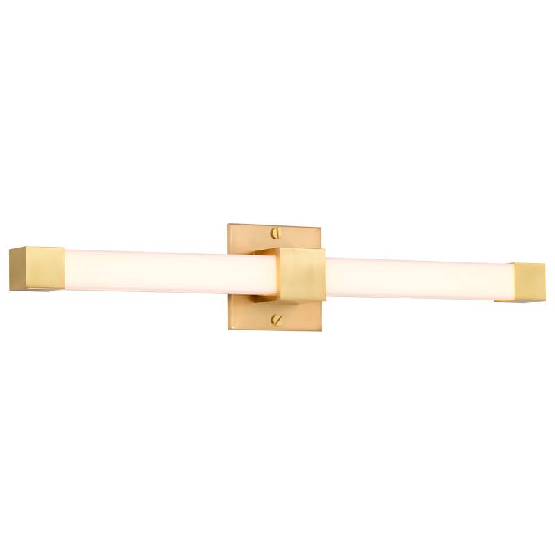 Brightwyn 24 Inch LED Vanity Brushed Brass Finish - Brushed Brass
