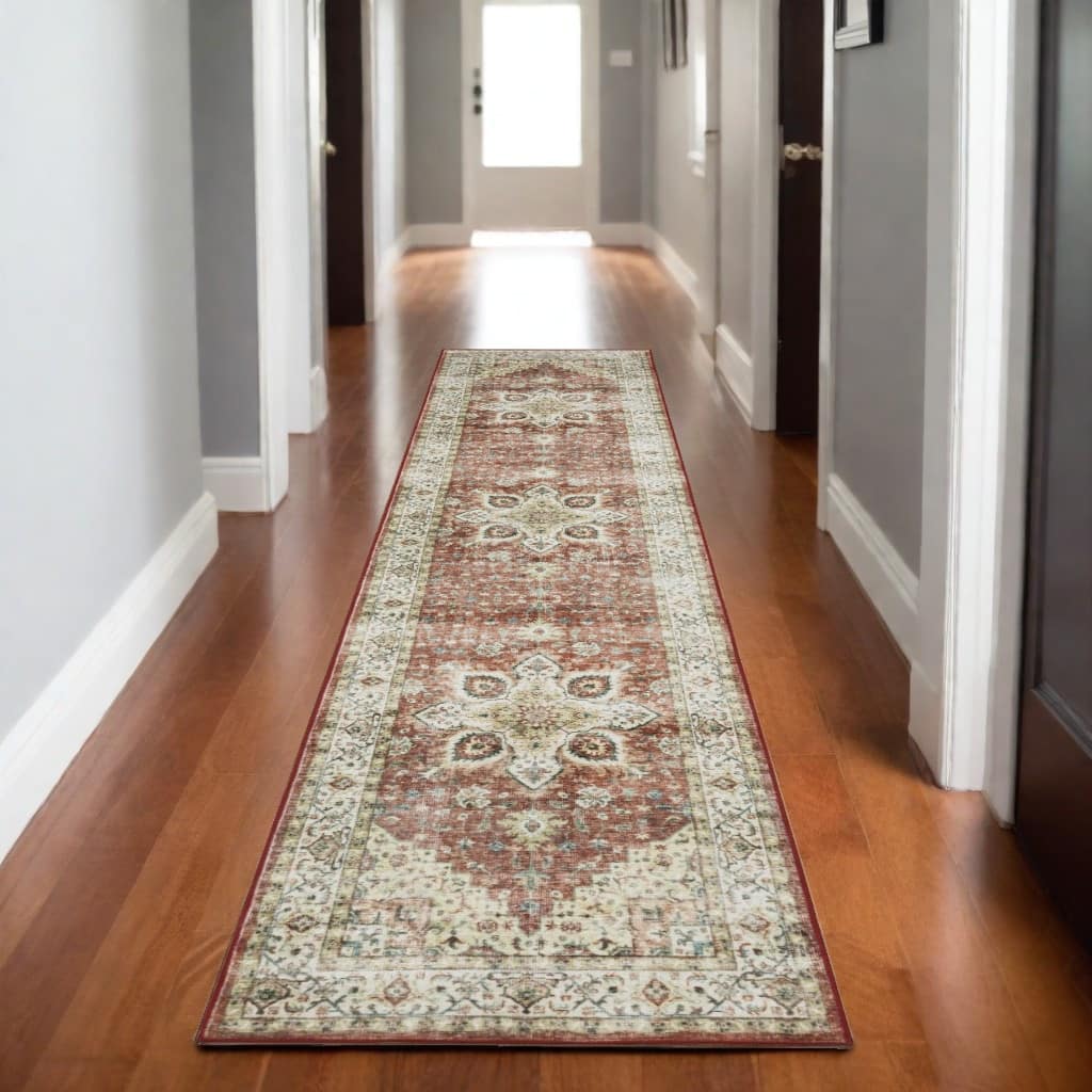 HomeRootsOriental Traditional Runner Area Rug
