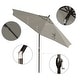 preview thumbnail 63 of 99, Pompano 9ft Crank Lift Push Button Tilt Round Patio Umbrella by Havenside Home, Base Not Included