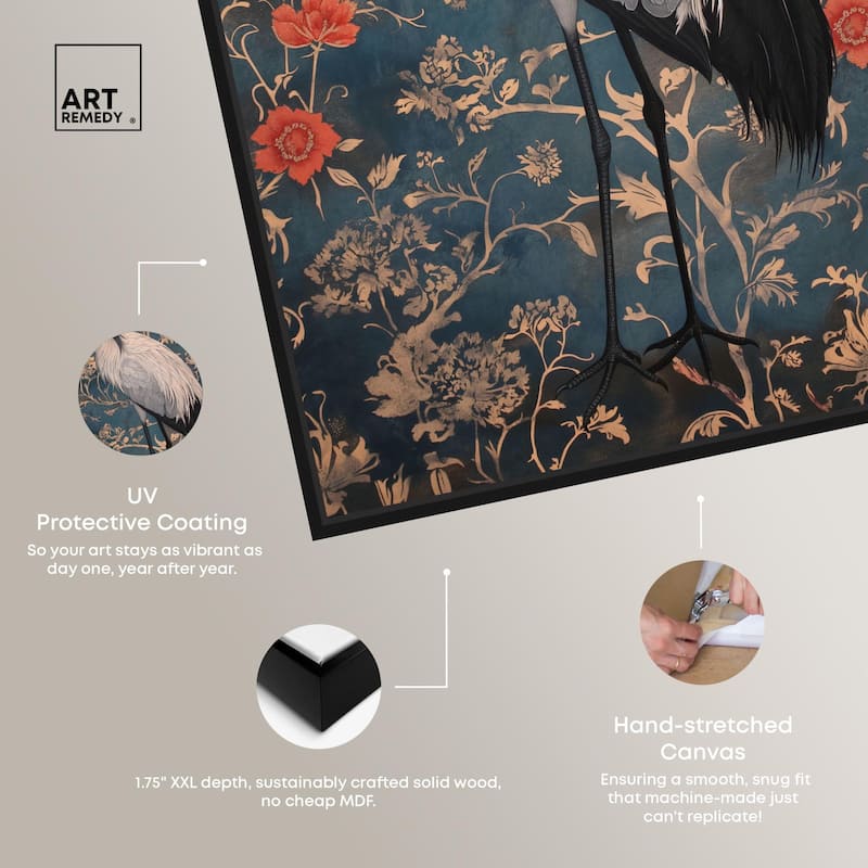Botanical Bird I Canvas by Art Remedy