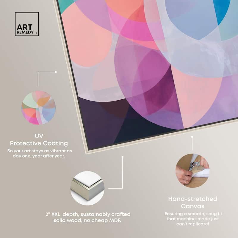 Oneiric Circles II Canvas by Art Remedy