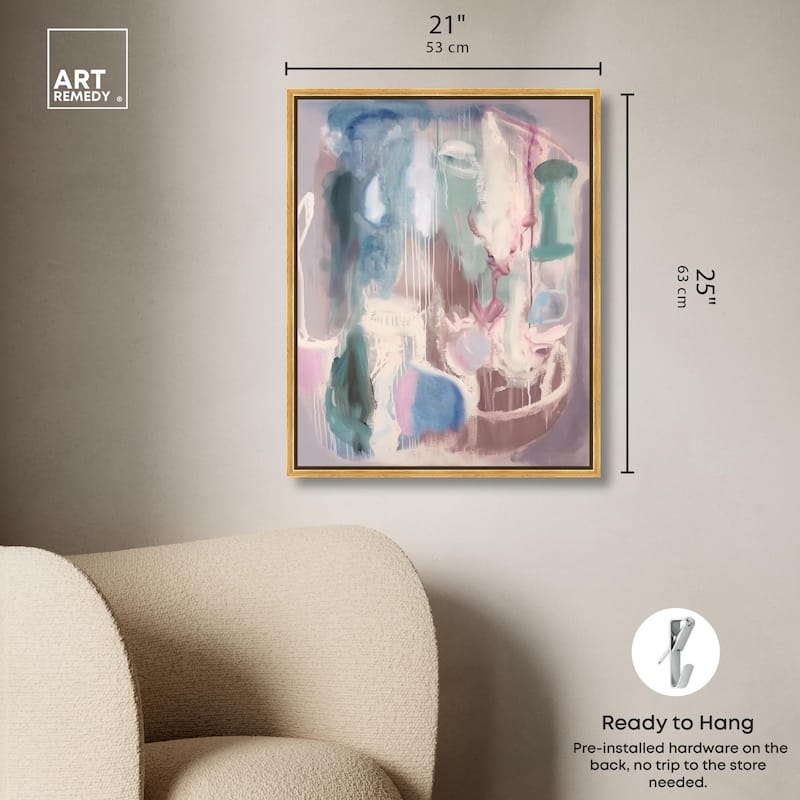 Silk and Satin I Canvas by Art Remedy