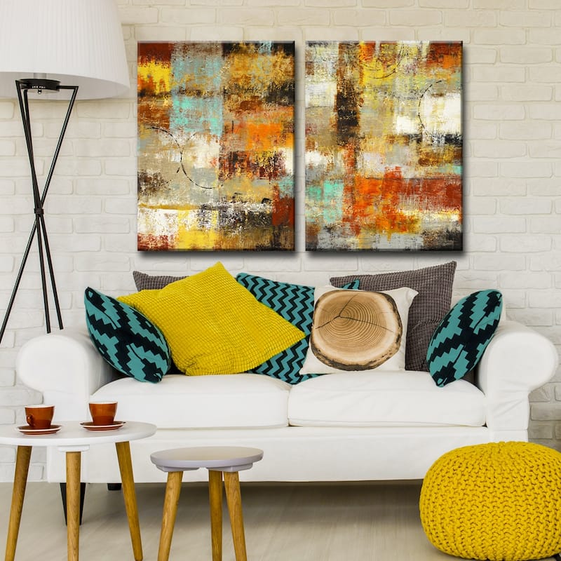 'Revelation' 2 Piece Wrapped Canvas Wall Art Set by Norman Wyatt Jr.