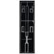 preview thumbnail 16 of 19, SAFAVIEH Handmade Fifth Avenue Jodie Mid-Century Modern Wool Rug 2'3" x 8' Runner - Black/Ivory - Runner