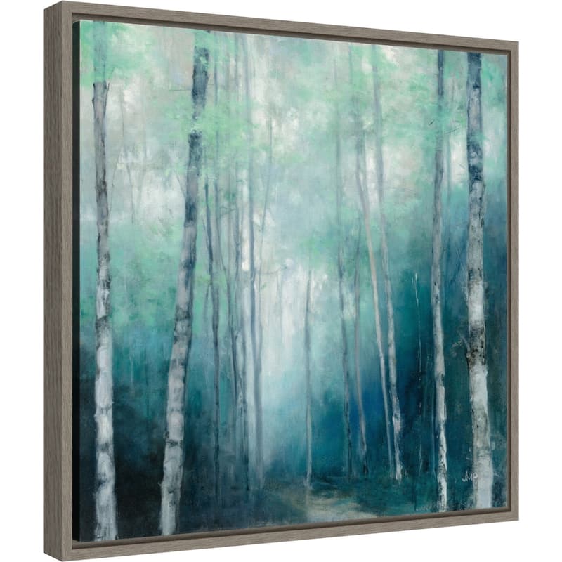 To the Woods (Trees) by Wild Apple Framed Canvas Art
