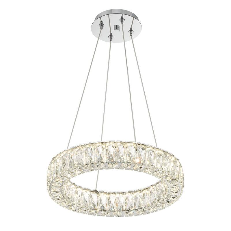 LED Chrome Chandelier