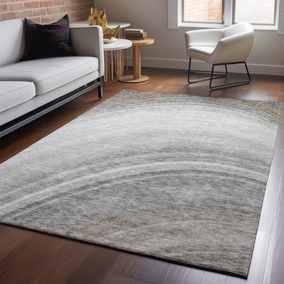 Premium Washable Super Soft Contemporary Arches Mayfield Rug