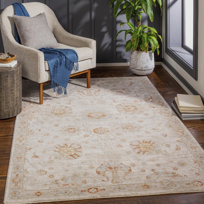 Livabliss Avant Garde Updated Traditional Medallion Area Rug - Cream - 10' x 13' 11"