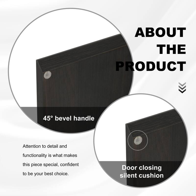 Beingnext 16''/20''/24"/30"/36" Bathroom Vanity with Sink, Floating Bathroom Vanity with Soft Close Door