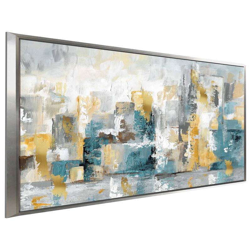 "City Views I" Print on Floating Canvas
