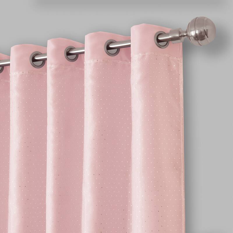 Elrene Aurora Kids Room Darkening Layered Sheer Curtain
