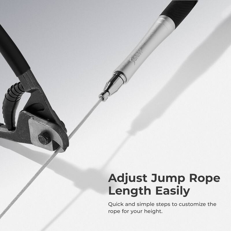 Sunny Health & Fitness Adjustable Speed Jump Rope JR02-BK