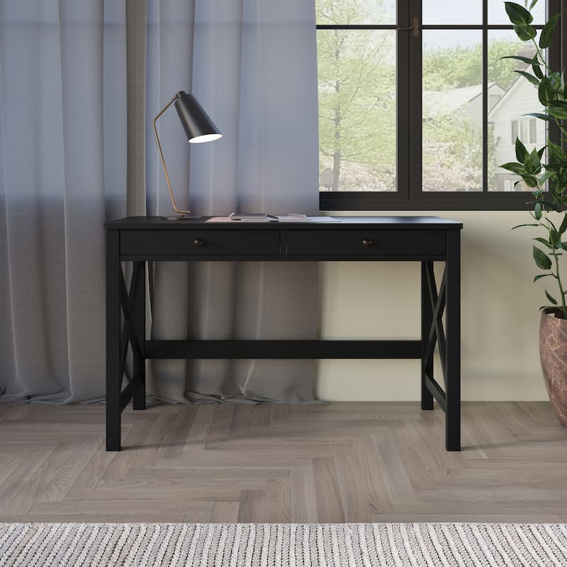Clayfell Beatrice Wood Desk - 10' x 14' - Black