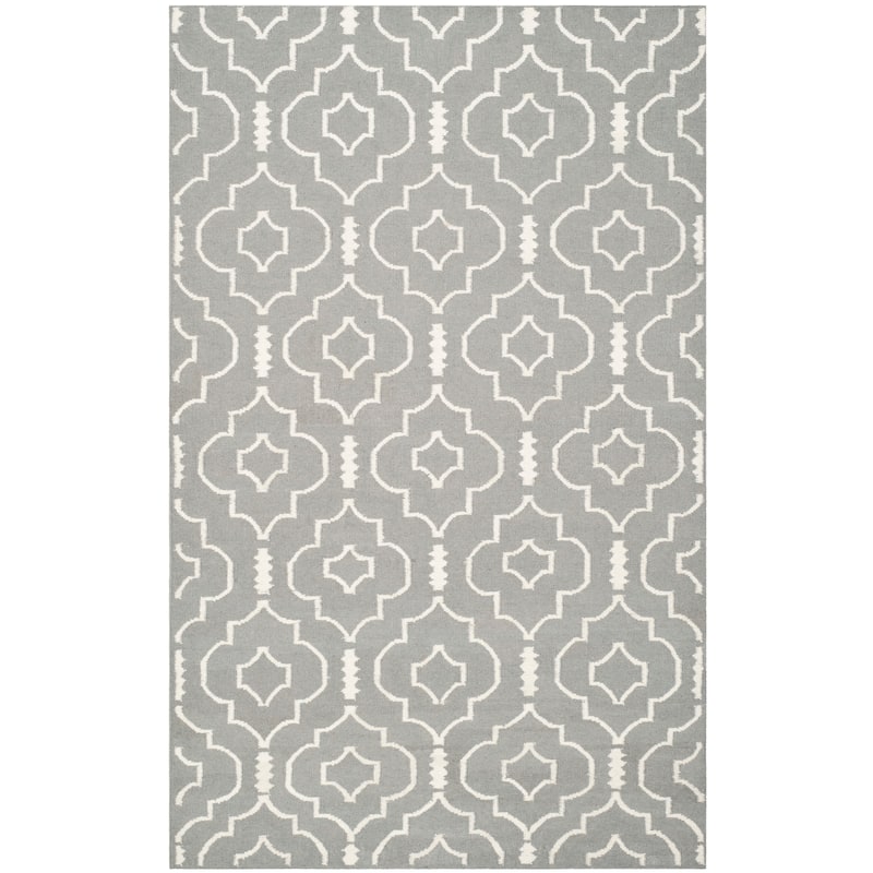 SAFAVIEH Handmade Flatweave Dhurries Lamprini Modern Moroccan Wool Rug