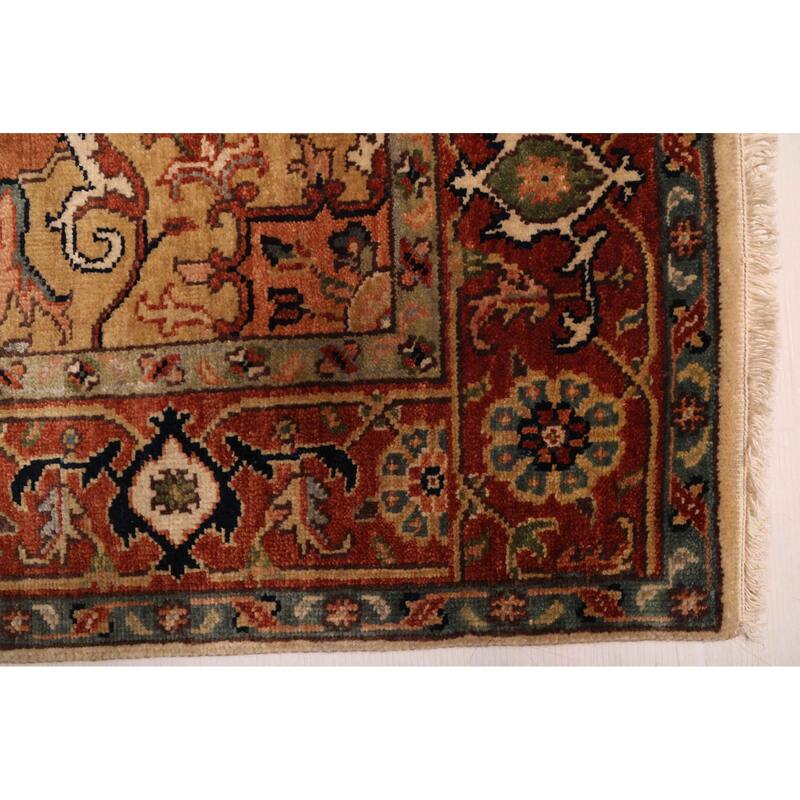 ECARPETGALLERY Hand-knotted Jules Sultane Ivory Wool Rug - 4'10 x 7'11