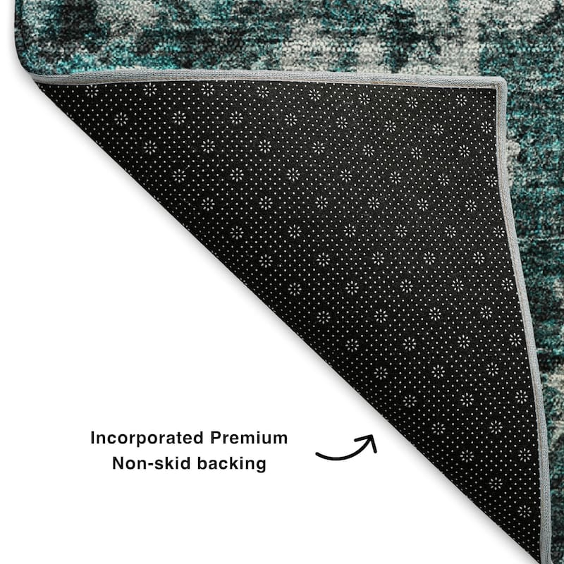 Premium Washable Super Soft Vintage Traditional Mayfield Rug