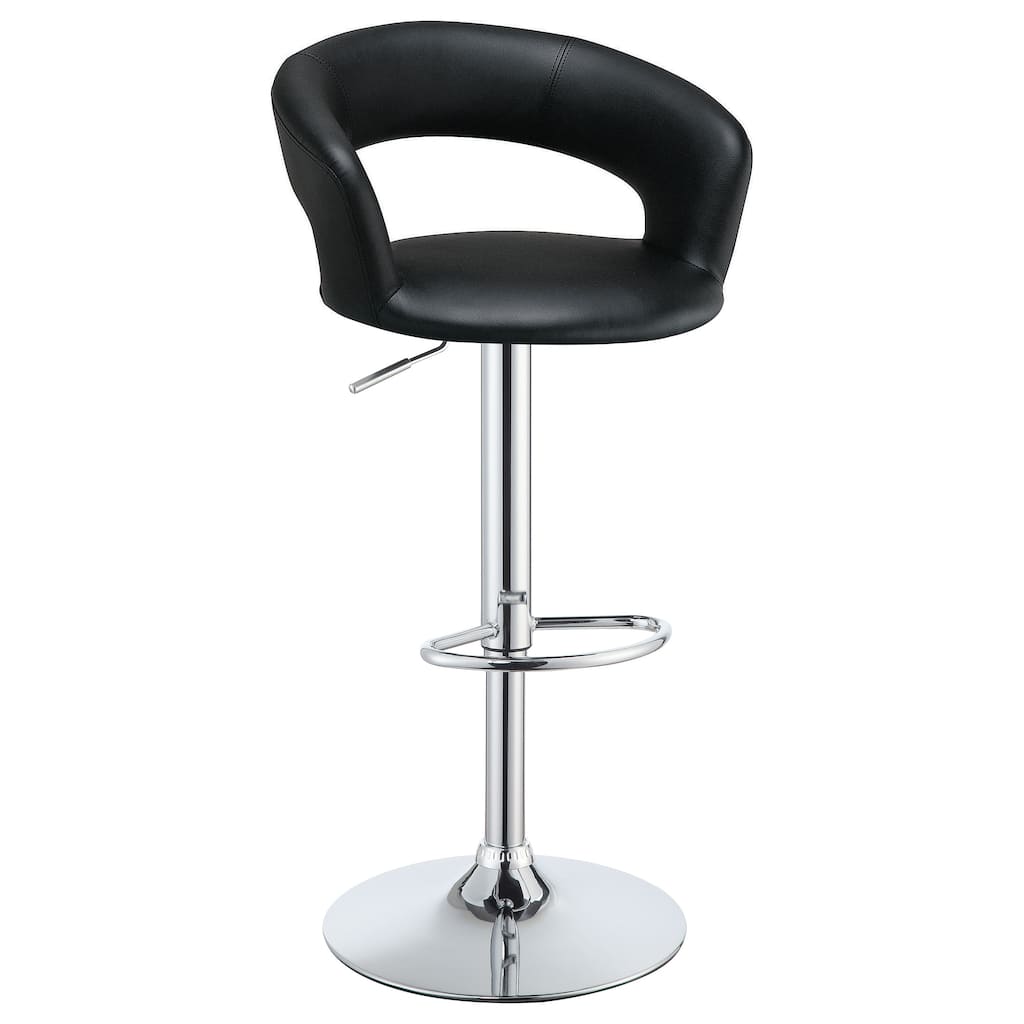 Barraza 29" Adjustable Height Bar Stool Chrome