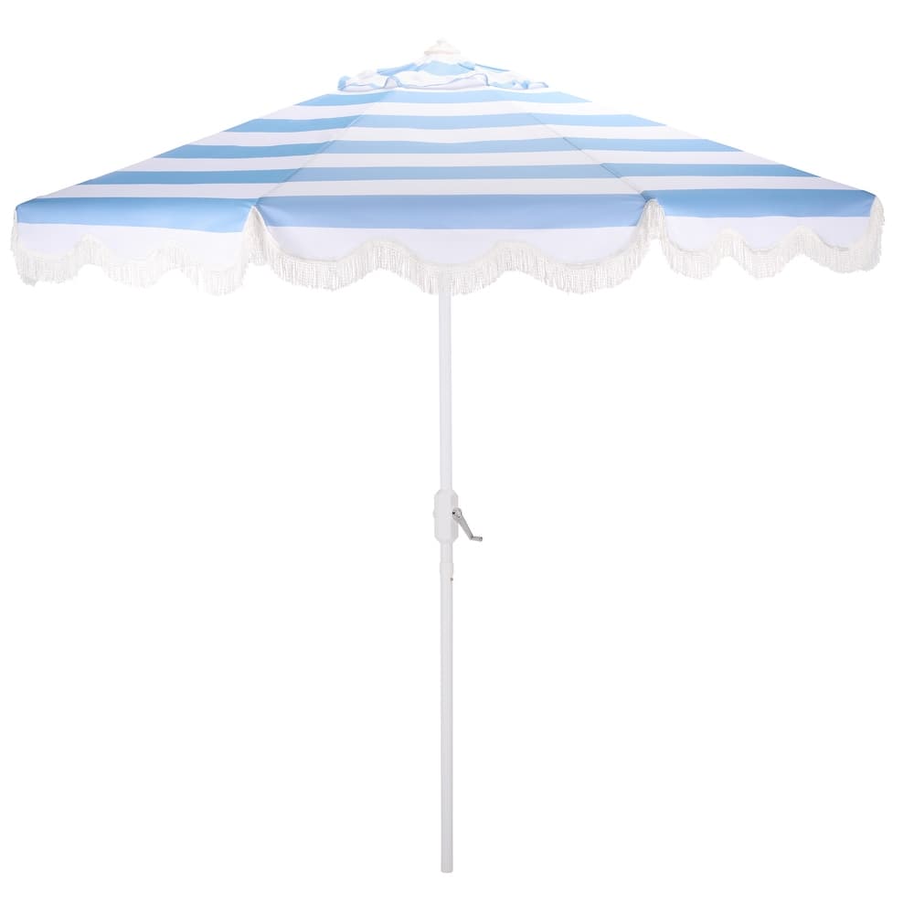SAFAVIEH Outdoor Living Lucerna 9ft Crank Umbrella