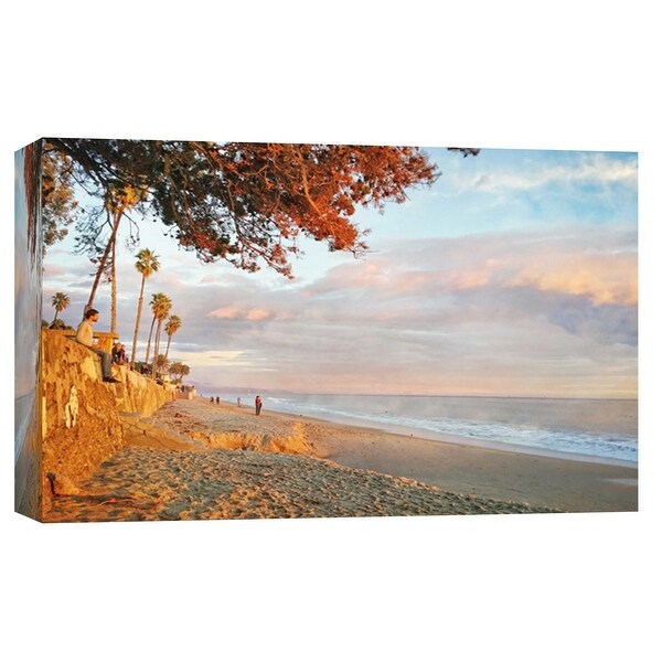 PTM Images 9-102239 PTM Canvas Collection 8" x 10" - "Butterfly Beach Sunset" Giclee Coastlines Art Print on Canvas
