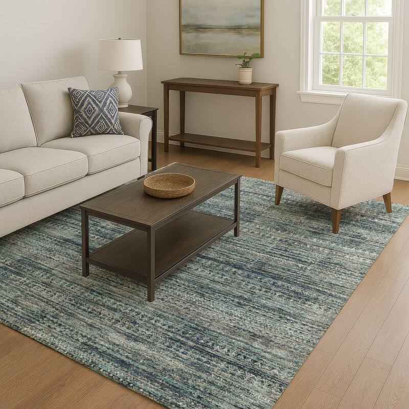 Premium Washable Super Soft Ombre Stripes Mayfield Rug