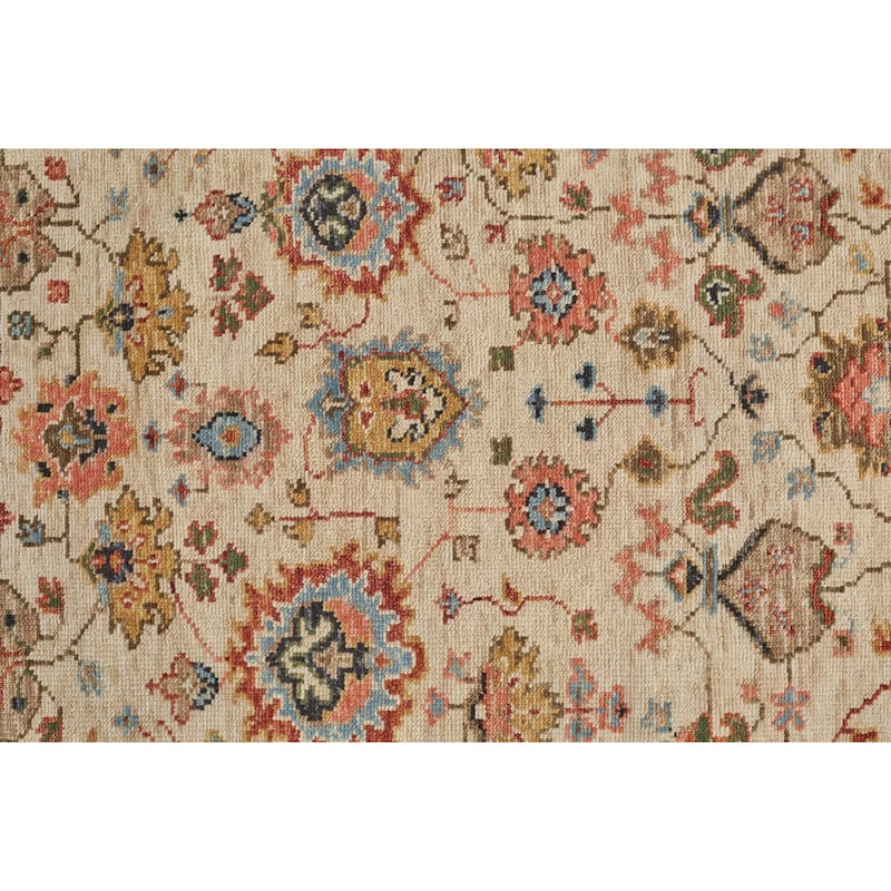 Grand Bazaar Irie Hand Knotted Oriental Traditional Area Rug