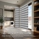 preview thumbnail 23 of 25, CHICOLOGY Adjustable Sliding Panels, 4-Rail Track, for Large Windows