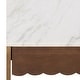 preview thumbnail 3 of 12, SAFAVIEH Lyubov Nightstand with Drawer, Shelf & Marble Top