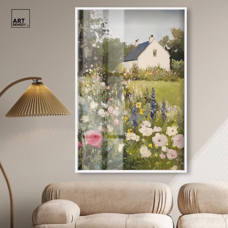 Floral Farmhouse II Shadowbox by Art Remedy