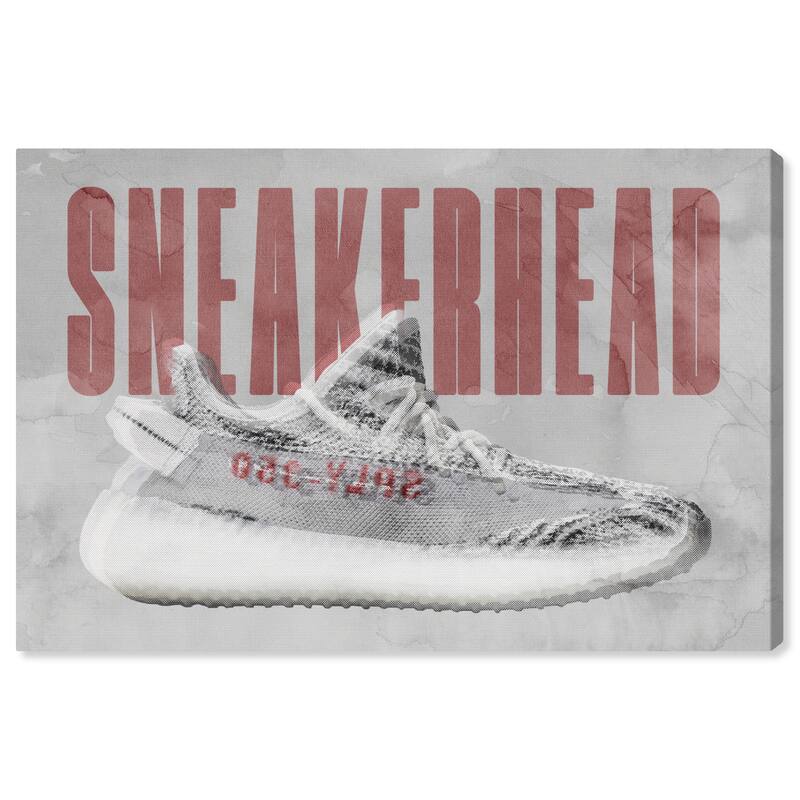 Wynwood Studio Canvas Fashion and Glam Sneakerhead Hype Gray and Modern & Contemporary Wall Art Canvas Print