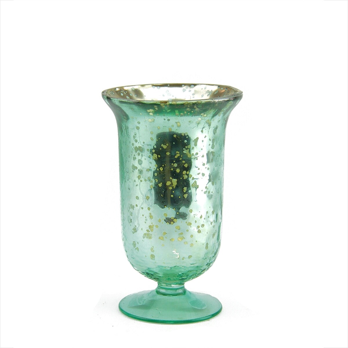 Shop 5 5 Decorative Sky Blue And Silver Mercury Glass Votive