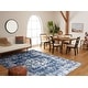 preview thumbnail 65 of 85, SAFAVIEH Charleston Metha Vintage Boho Oriental Rug 10' Square - Navy/Creme