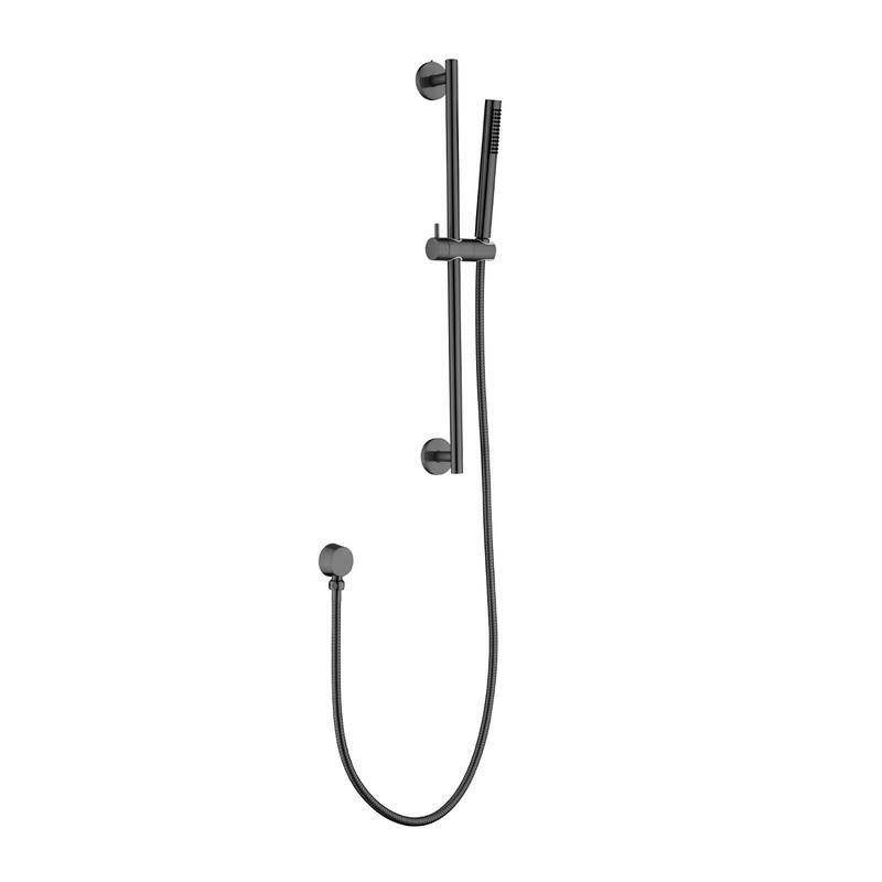 Topcraft Stainless Steel Handheld Shower with 28-Inch Slide Bar and 59-Inch Hose