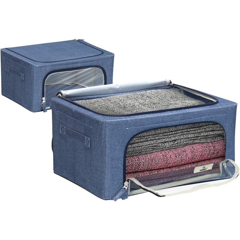 Storage Box With Window Small - 2 Pack