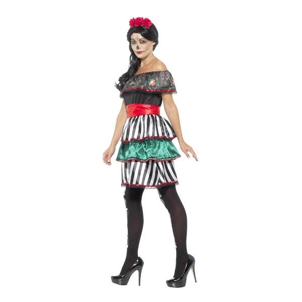 Shop 42 5 Black And White Day Of The Dead Senorita Doll Small Women Halloween Costume Free Shipping Today Overstock 29185345