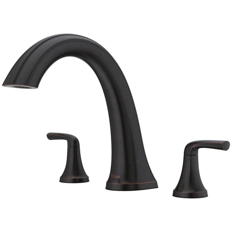 Pfister RT6-5MCA McAllen Deck Mounted Roman Tub Filler - Tuscan Bronze