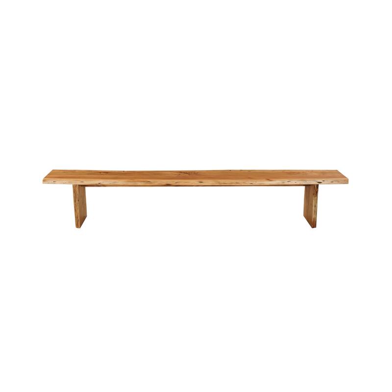 Cedar Live Edge Solid Wood Dining Bench