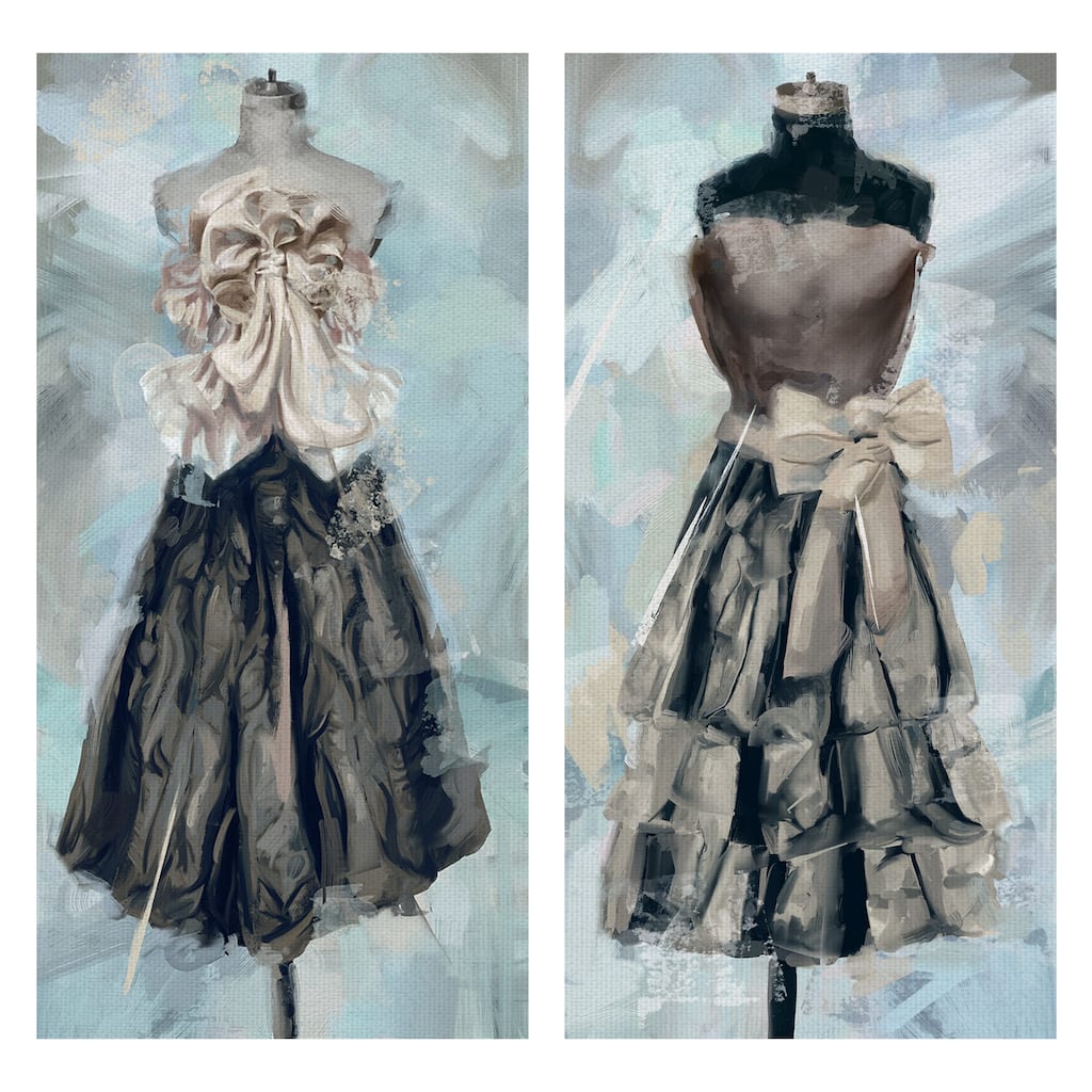 En Vogue I, II by Studio Arts Canvas Art Prints