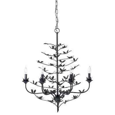 Jamie Young Blooming Iron 6-Light Chandelier