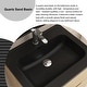 preview thumbnail 67 of 66, Wall-Mounted Bathroom Vanity in Evita Oak with Integrated Black Sink