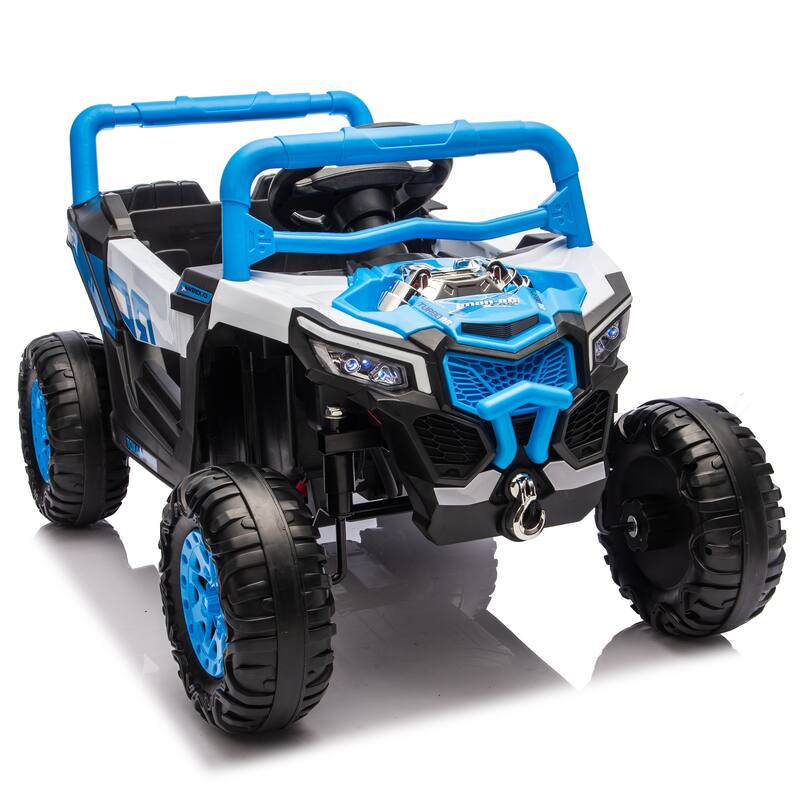 12V Kids Ride On Electric UTV W/2.4G Parents Control, Slow Start & Swing Function, Anti-Slip Wheels