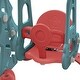 preview thumbnail 11 of 28, Indoor & Outdoor Toddler Freestanding Slide and Swing Set 3 in 1 with Basketball Hoops Combo