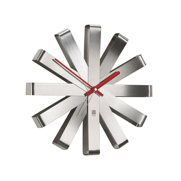 slide 2 of 10, Umbra RIBBON Wall Clock