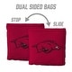 preview thumbnail 4 of 3, Arkansas Razorbacks NCAA Dual Sided Pro Stop & Slide Cornhole Bags