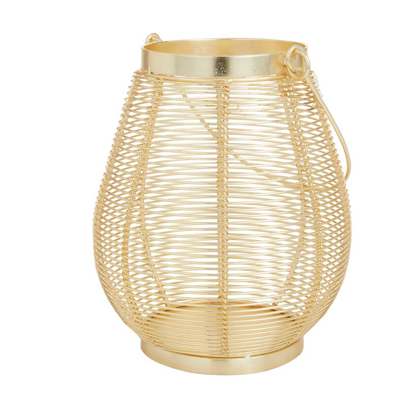 Gold Iron Glam Lantern