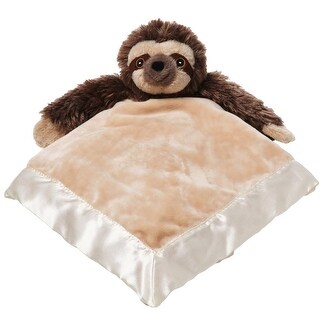 Baby Speedster Snuggler, 15 Inch Sloth Plush Stuffed Animal Security Blanket Lovey for Babies