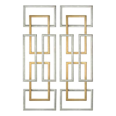 Uttermost Aerin Two Piece Wall Sculpture Set by Grace Feyock